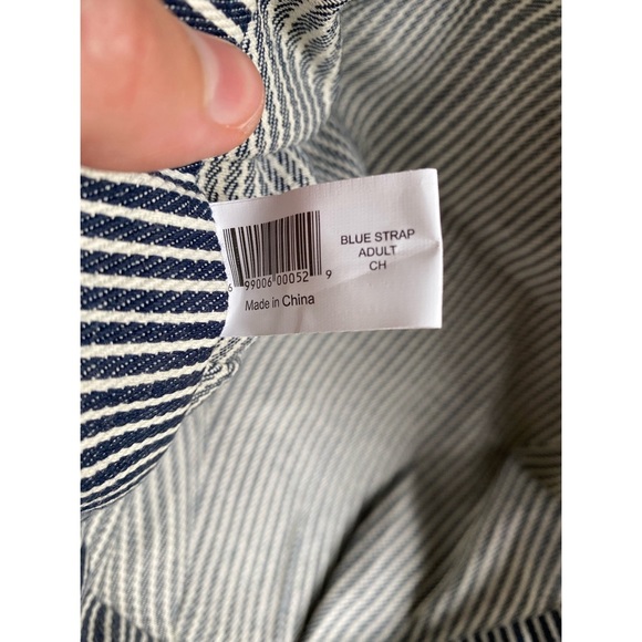 Unisex Striped Railroad Cap from Roaring Camp California - Picture 3 of 3